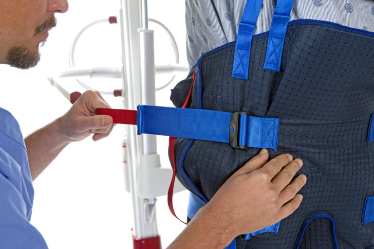 MedCo Technology Apex Ambulation Shorts in use