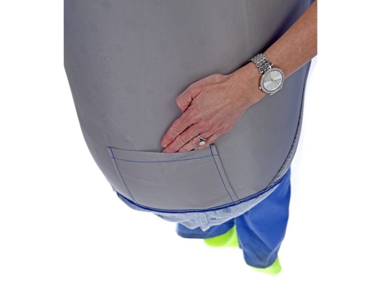 MedCo Technology Single Patient Seated Sling back pocket detail